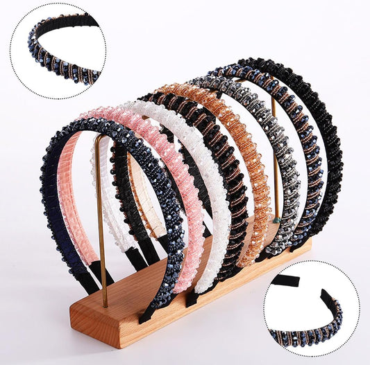 Ladies Crystal Beaded Headband Alice Band