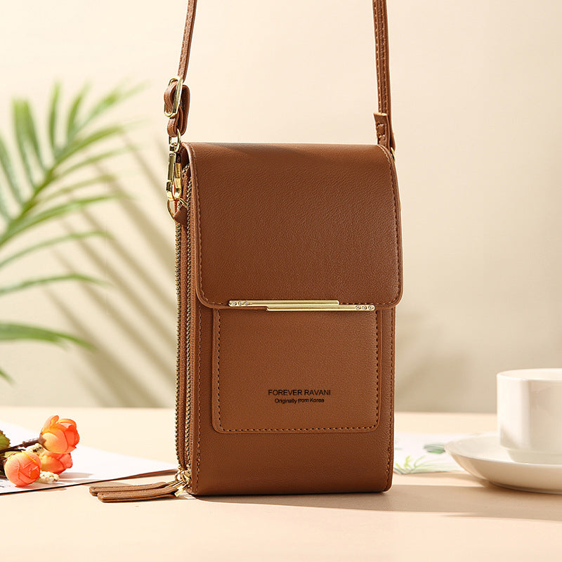 Women’s Waterproof Touch Screen Crossbody Wallet Bag