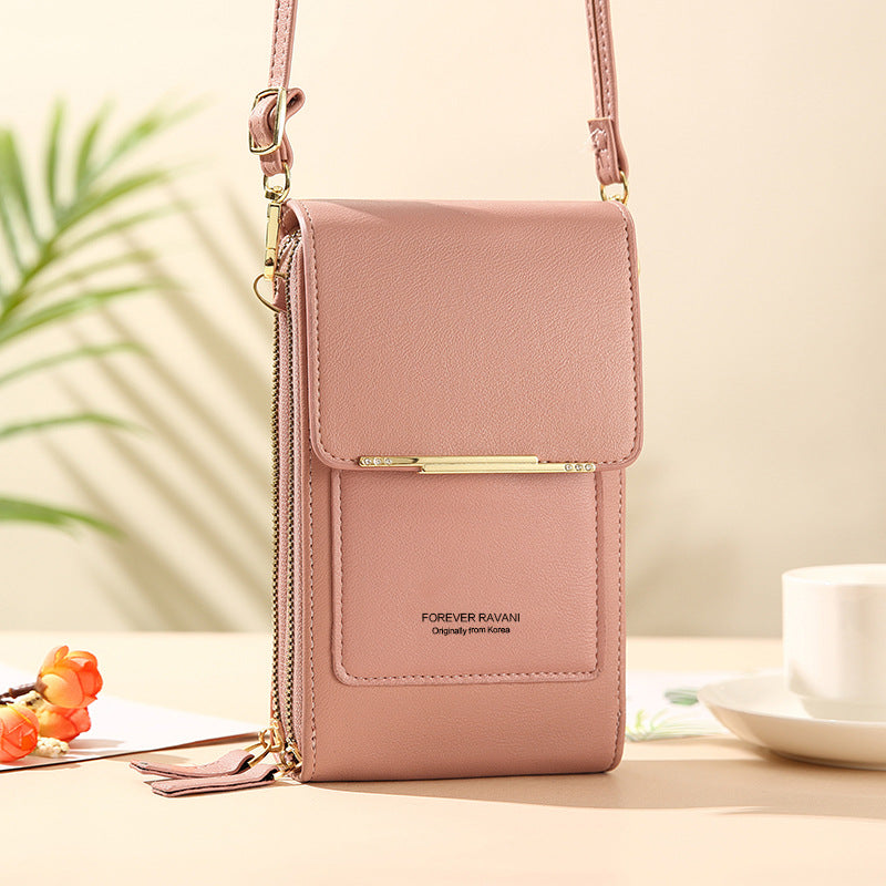 Women’s Waterproof Touch Screen Crossbody Wallet Bag
