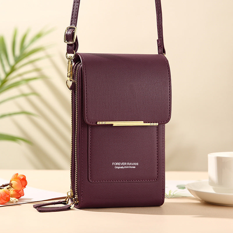 Women’s Waterproof Touch Screen Crossbody Wallet Bag