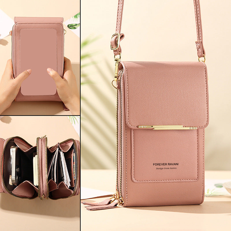 Women’s Waterproof Touch Screen Crossbody Wallet Bag