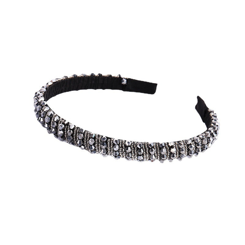 Ladies Crystal Beaded Headband Alice Band