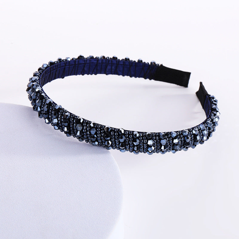 Ladies Crystal Beaded Headband Alice Band